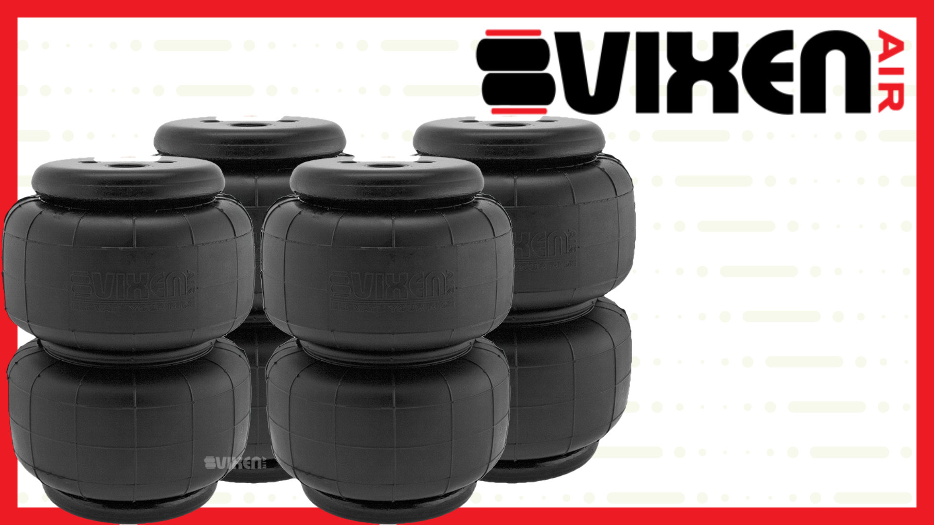 Amazon.com: Vixen Air 2500-Style Suspension Air Bags, 1/2